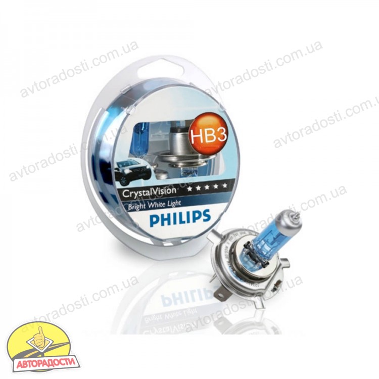 Philips Crystal Vision Галогенная автомобильная лампа H1 55W Цвет свечения: Philips Crystal Vision Галогенная автомобильная лампа H1 55W Цвет свечения: