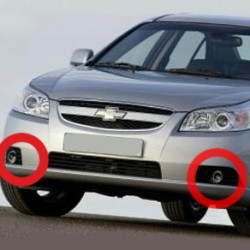 Решетки в бампер для Chevrolet Epica '07- левая/правая