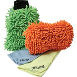 Салфетка CLN-167 Набор из микрофибры DELUXE CLEANING KIT