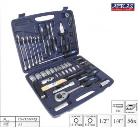 Набор инструментов 56шт 6гр Apelas CS-TK56PMQ