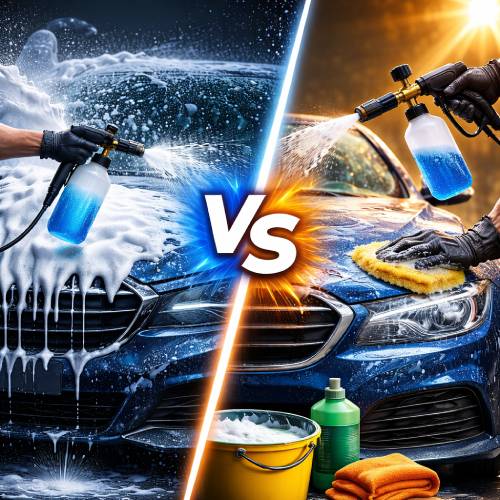 Як правильно мити авто: активна піна vs традиційна мийка