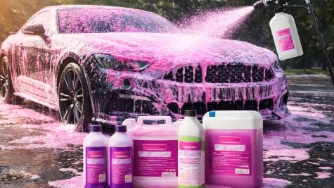 Засоби для безконтактної мийки транспортних засобів
