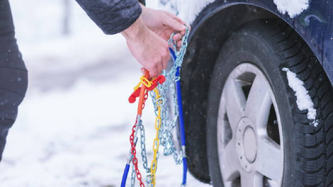 Встановлення ланцюгів протиковзання на авто