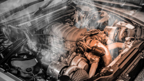 Перегрітий двигун