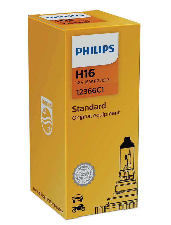 Автомобильная лампочка Philips StandartVision H16