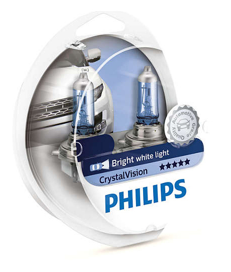 Автомобильная лампочка Philips CrystalVision H4 4300К