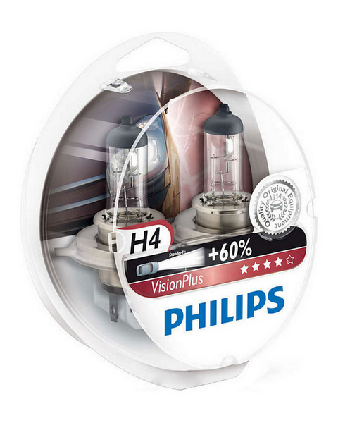 Автомобильная лампочка Philips VisionPlus H4