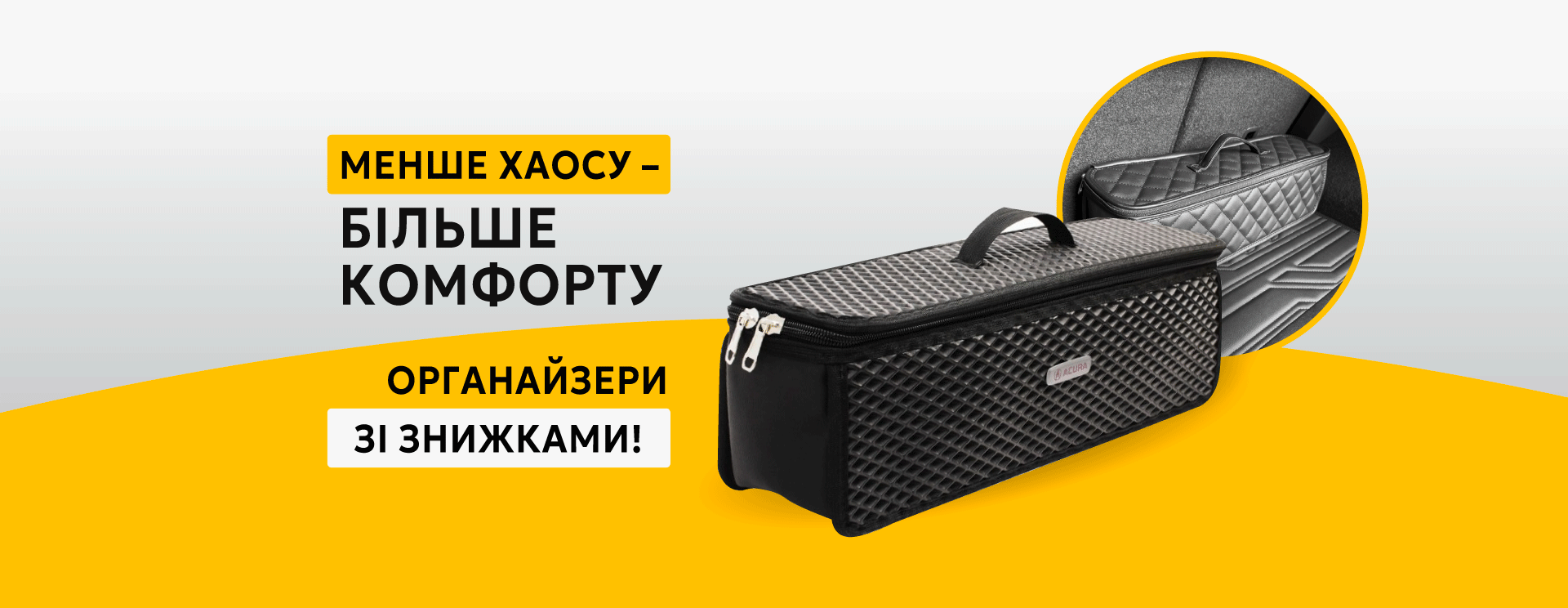 Стильні органайзери Kinetic – порядок у багажнику без зайвих зусиль за вигідною ціною!