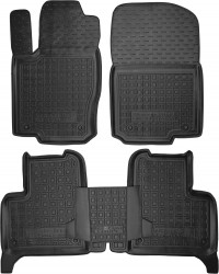 Килимки в салон для Mercedes GLE-Class C292 '15-19 гумові, чорні (AVTO-Gumm)