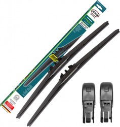Щітки склоочисника гібридні Heyner Hybrid 560 і 400 мм. PushButton 19мм. (Набір)
