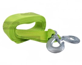 Трос буксировочний з гачками 3 тонни Elegant PLUS 101 815 зелений