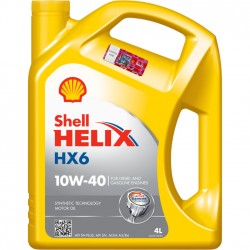 Моторна олива Shell Helix HX6 10W-40, 4 л