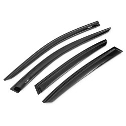 Hic Дефлекторы окон для Kia Rio '15-, хэтчбек, американская версия (HIC)