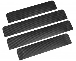 NataNiko Наклейки на пороги для Citroen C4 Picasso '06-13, карбон, черные (NataNiko) 4 шт.