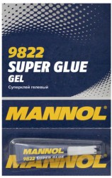 Суперклей гелевий Mannol Gel Super Glue, 3 г.