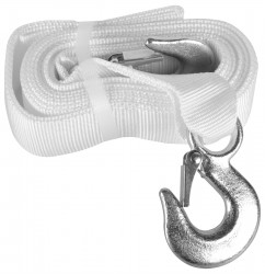 Трос буксирувальний 5 тонн стрічка DK46-206E-1 5м білий