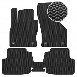 Килимки в салон для Skoda Octavia A7 '13-, EVA, чорні (Kinetic)