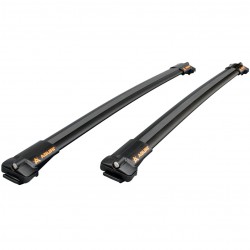 Aguri Багажник Volkswagen Touareg '10-18 на рейлінги Aguri Prestige II, чорний