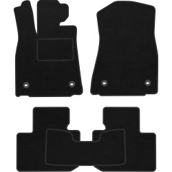 Textile-Pro Килимки в салон для Lexus IS 3 '13-20 (XE30) RWD, текстильні, чорні (Стандарт)