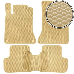 Килимки в салон для Mercedes A-Class W176 '12-18, EVA, бежеві (Kinetic)