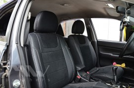 Авточохли Leather Style для салону Mitsubishi Lancer 9 '04-09, 1.6л (MW Brothers)