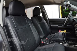 Авточохли Leather Style для салону Mitsubishi Lancer 9 '04-09, 2.0л (MW Brothers)