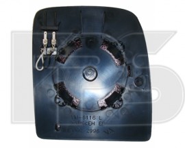 Вкладыш зеркала бокового для Fiat Scudo '07-16 правый TWIN GLASS верхн.