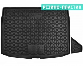 Килимок в багажник для Kia Ceed '19-, хетчбек, верхня полиця, гумо-пластиковий (AVTO-Gumm)