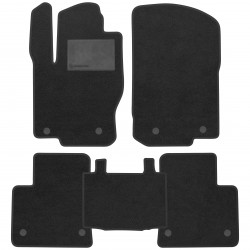 Килимки в салон для Mercedes GLE-Coupe C292 '15-19, текстильні, чорні (Optimal)