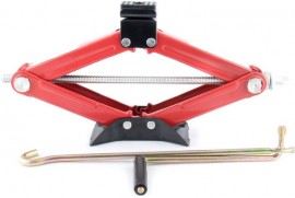 Домкрат автомобільний механічний ромб 1,5 т з гумовою подушкою SJ222 (Carlife)