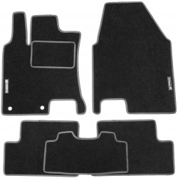 Килимки в салон для Nissan Qashqai '06-14 текстильні, сірі (Стандарт)