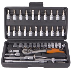 Набір торцевих головок і біт Lavita 46 предметів 1/4 " (LA 500046)