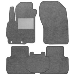 Килимки в салон для Citroen C4 Aircross '12-, текстильні, сірі (Optimal)