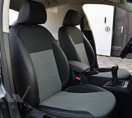 Авточохли Premium для салону Skoda Octavia A5 '05-13 сіра строчка, Ambiente/Elegance (MW Brothers)