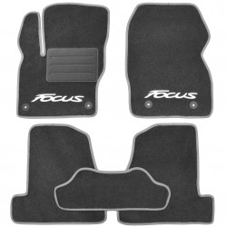 Килимки в салон для Ford Focus III '11- текстильні, сірі (Стандарт Плюс)