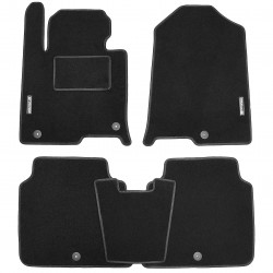 Textile-Pro Килимки в салон для Hyundai Sonata '15-20 USA, текстильні, чорні (Стандарт)
