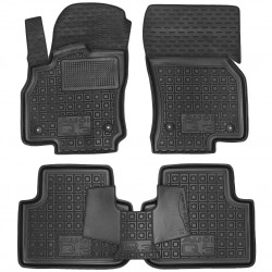 Килимки в салон для Audi Q3 '19-, гумові, чорні (AVTO-Gumm)