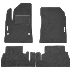 Textile-Pro Килимки в салон для Opel Combo '18-, з підлокітником, текстильні, сірі (Стандарт)