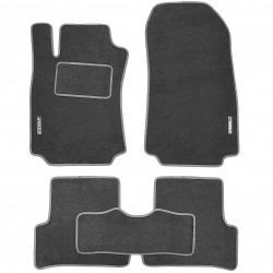 Килимки в салон для Renault Modus '04-12, текстильні, сірі (Стандарт)