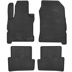 Килимки в салон для Renault Modus '04-12 гумові, чорні (Stingray)