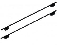 Багажник Renault Duster 2 '17-, на рейлінги Terra Drive Economy ST oval