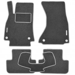 Textile-Pro Килимки в салон Audi A4 (B8) '08-15 текстильні, сірі (Стандарт)