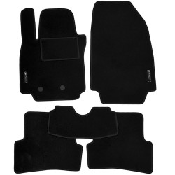 Textile-Pro Килимки в салон для Renault Clio III '05-12 хетчбек, текстильні, чорні (Стандарт)
