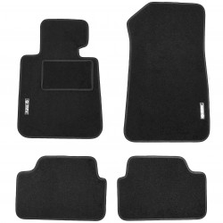 Textile-Pro Килимки в салон для BMW 1 E87 '04-12 хетчбек 5 дв., текстильні, чорні (Стандарт)