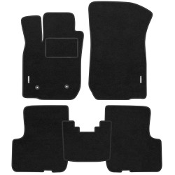 Textile-Pro Килимки в салон для Renault Logan MCV '08-12 текстильні, чорні (Стандарт)