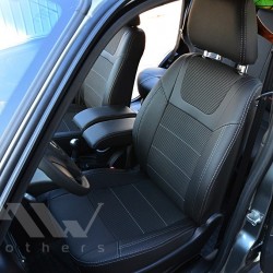 MW Brothers Авточохли Dynamic для салону Chevrolet Niva '16-, сіра строчка (MW Brothers)