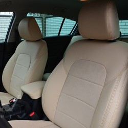 MW Brothers Авточохли Leather Style для салону Nissan X-Trail '01-07 світло-бежеві (MW Brothers)