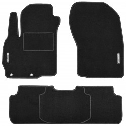 Килимки в салон для Citroen C4 Aircross '12- текстильні, чорні (Стандарт)