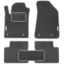 Textile-Pro Килимки в салон для Honda Civic 5D '12-17 текстильні, сірі (Стандарт)