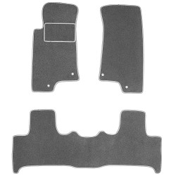 Textile-Pro Килимки в салон для Hummer H3 '05-10 текстильні, сірі (Стандарт)